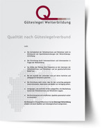 Qualität nach Gütesiegelverbund